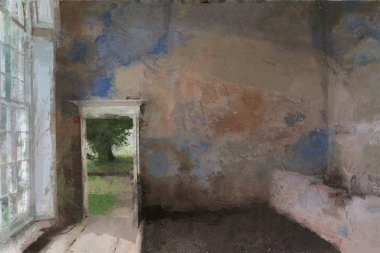 Oranžerie v opatství Calke, 2013 (smíšené) od Mark Gordon