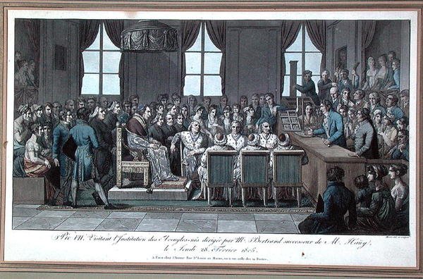 Papež Pius VII na návštěvě l