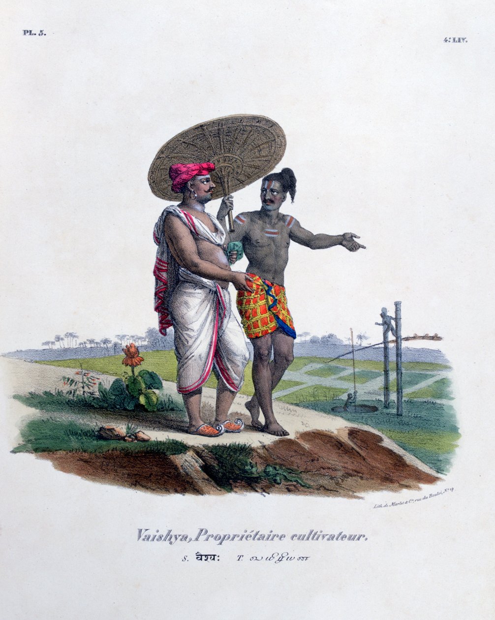 Majitel farmy, 1828 od Marlet et Cie