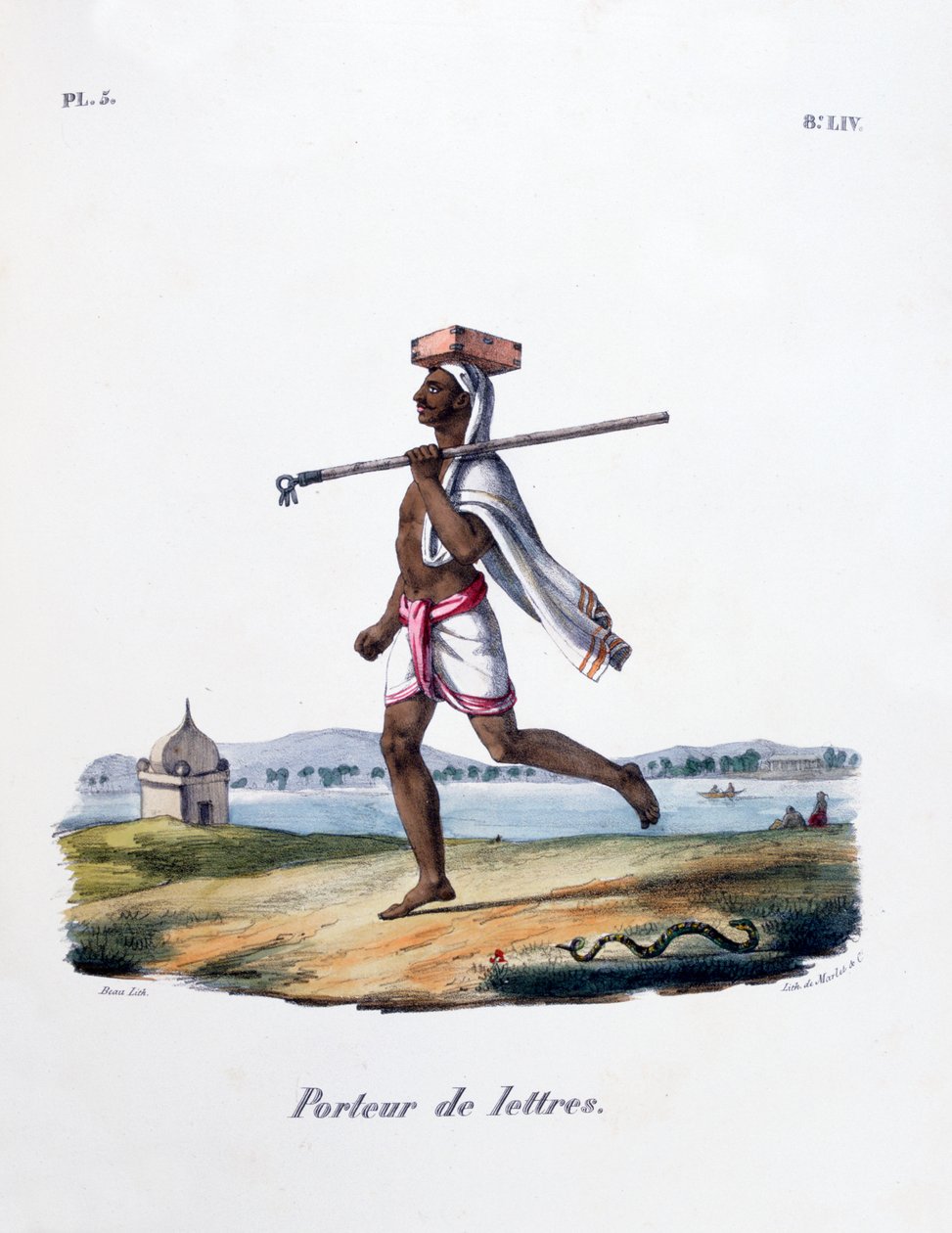 Nosič dopisů, 1828 od Marlet et Cie