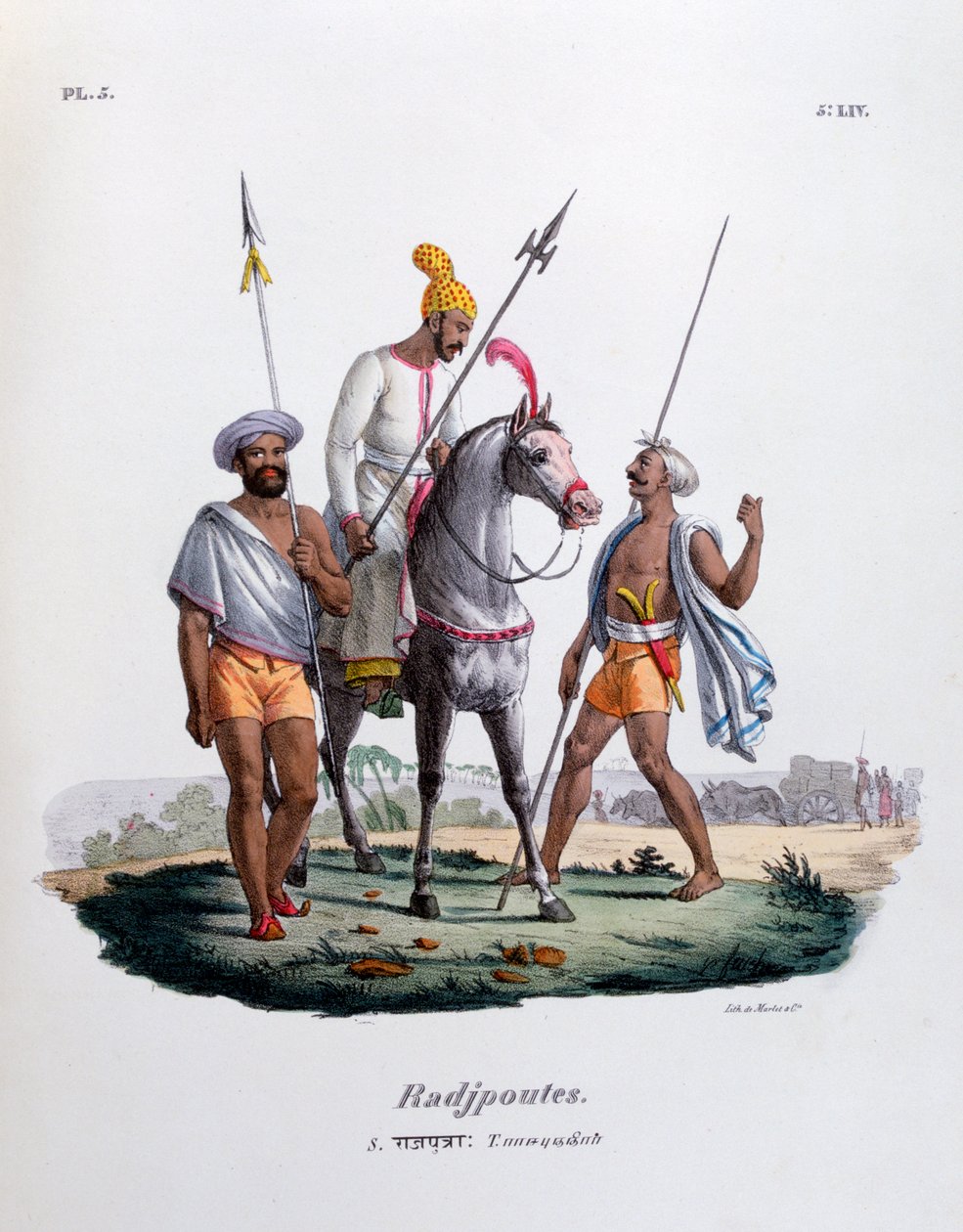 Rajputs, 1828 od Marlet et Cie