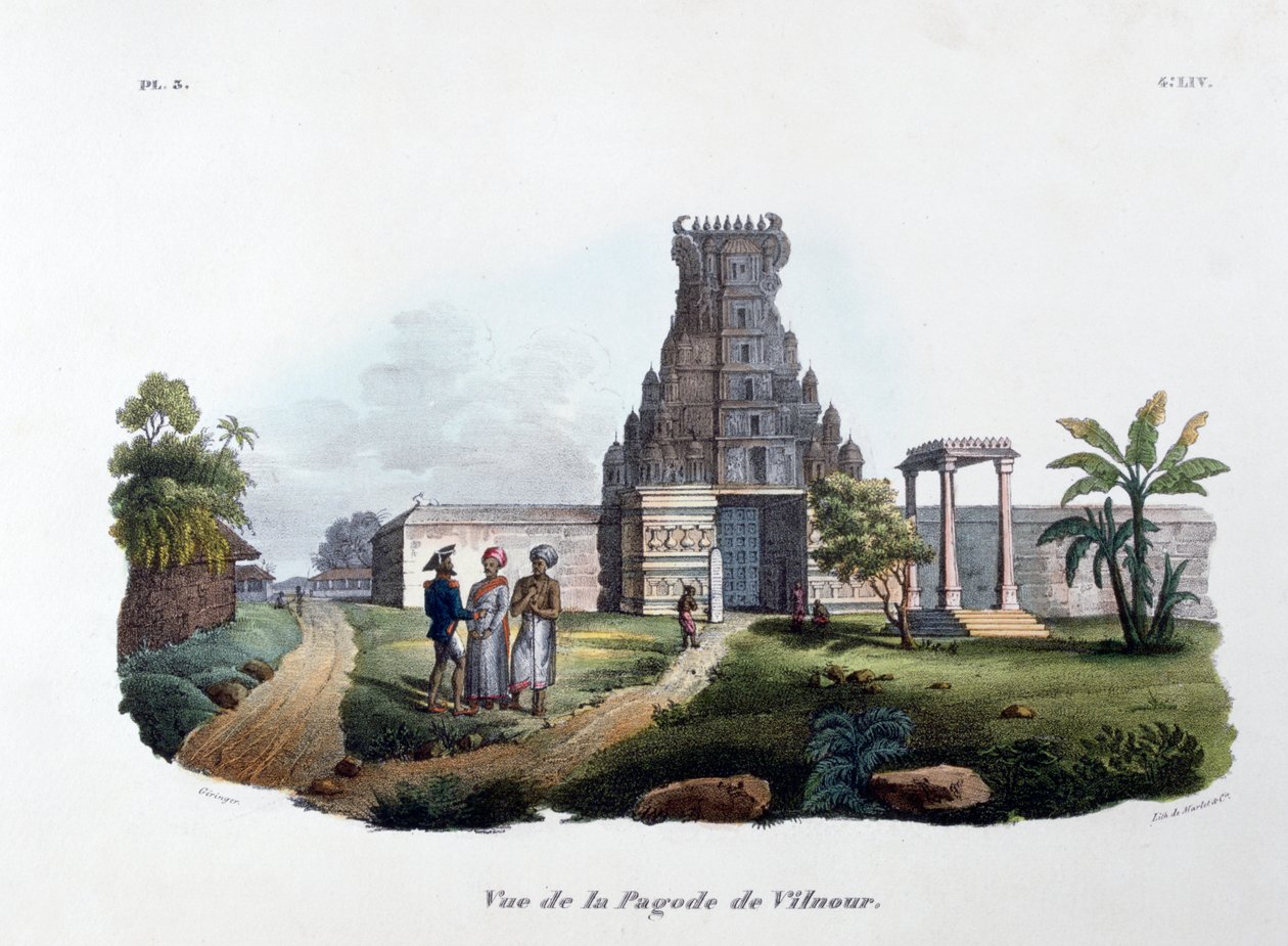 Vilnourská pagoda, 1828 od Marlet et Cie
