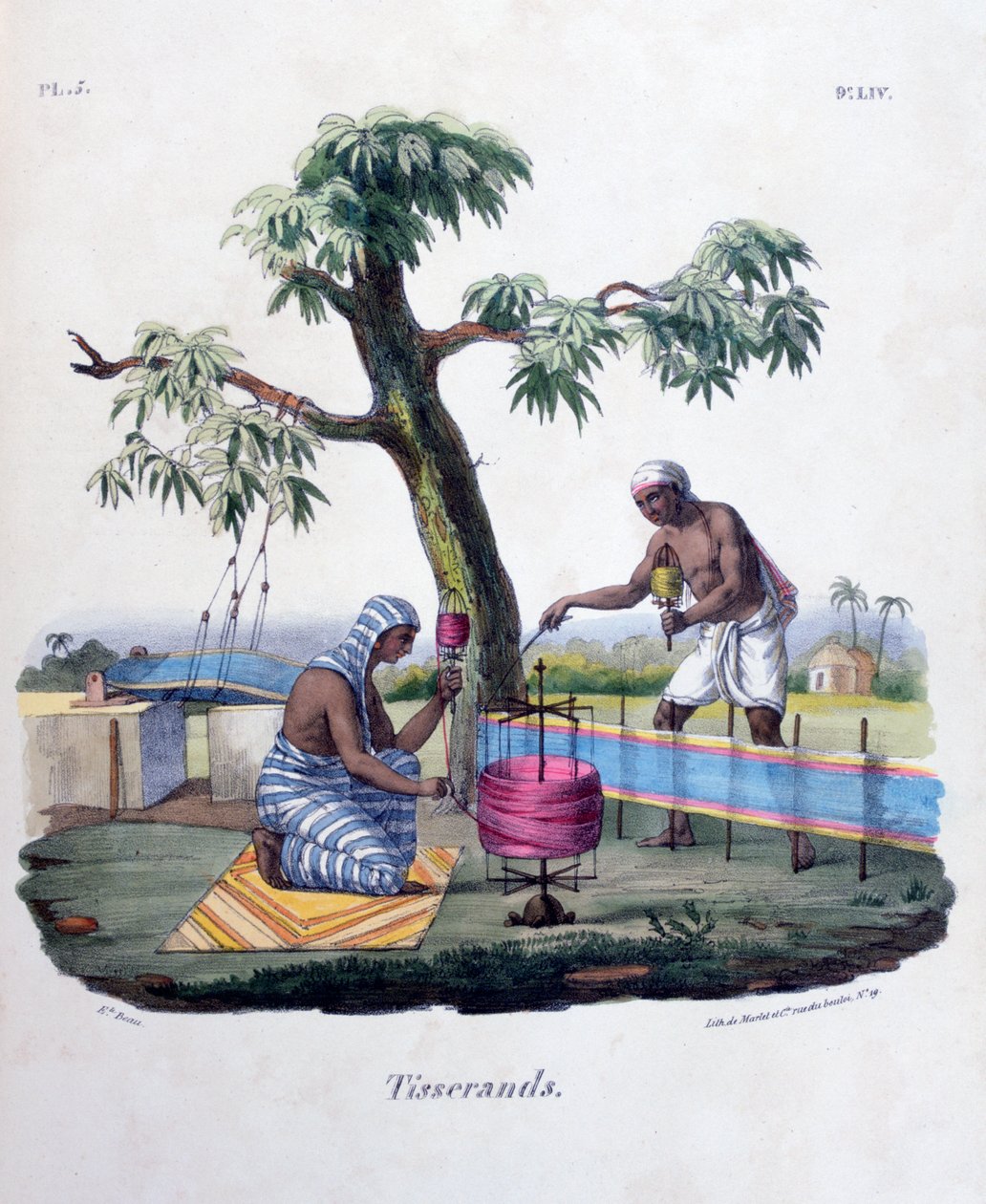Tkalci, 1828 od Marlet et Cie