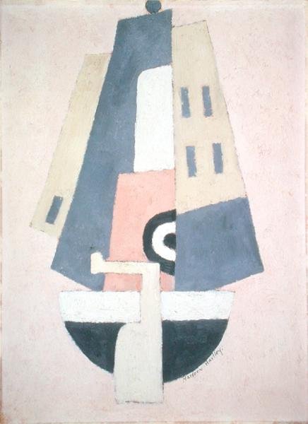 Loď – Černobílý trup (viz 165362) od Marsden Hartley