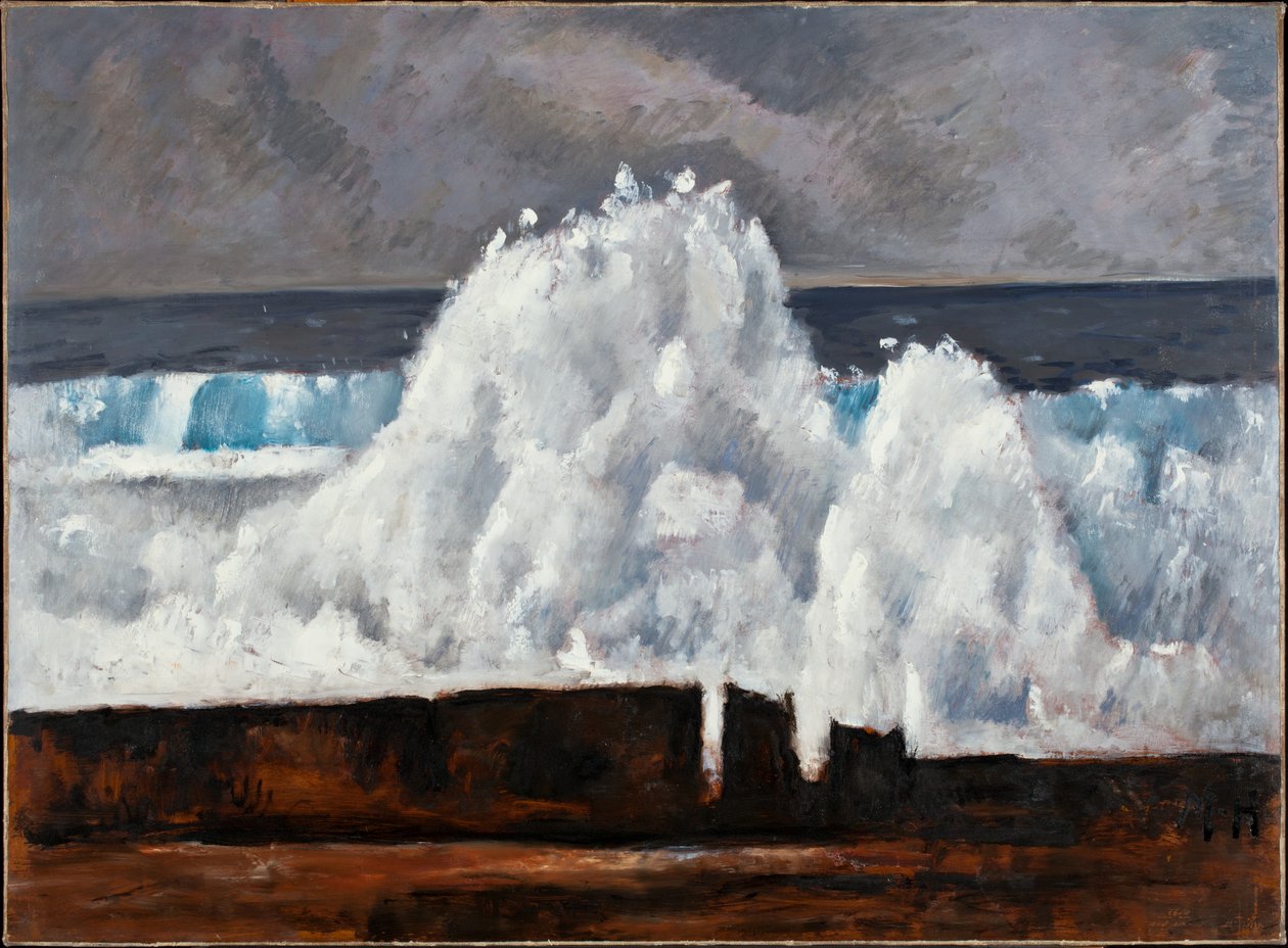 The Wave, 1940-41 (olej na masonitu) od Marsden Hartley
