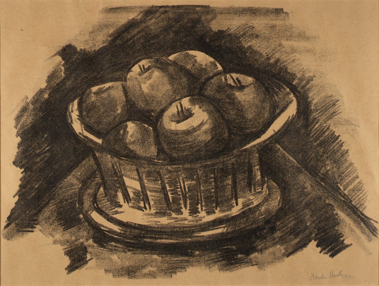 Äpfel im Korb od Marsden Hartley