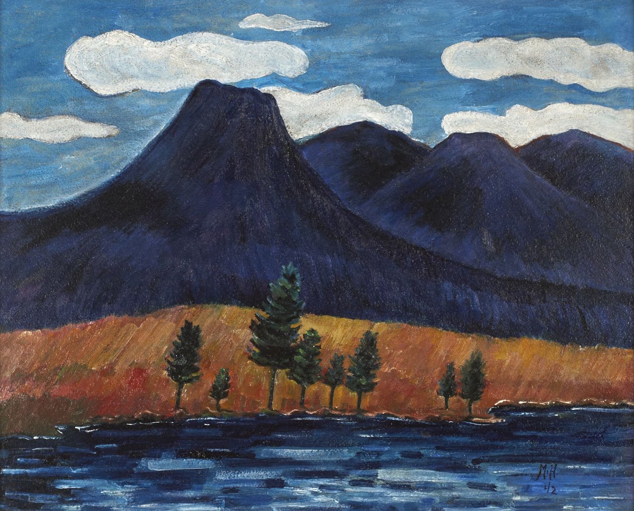 Modrá krajina od Marsden Hartley