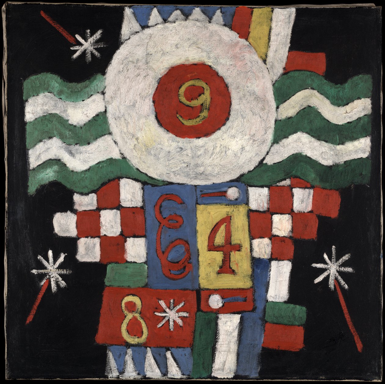 Sbírka čísel, vzorů a dopisů, které jsem viděl na začátku války v Berlíně od Marsden Hartley