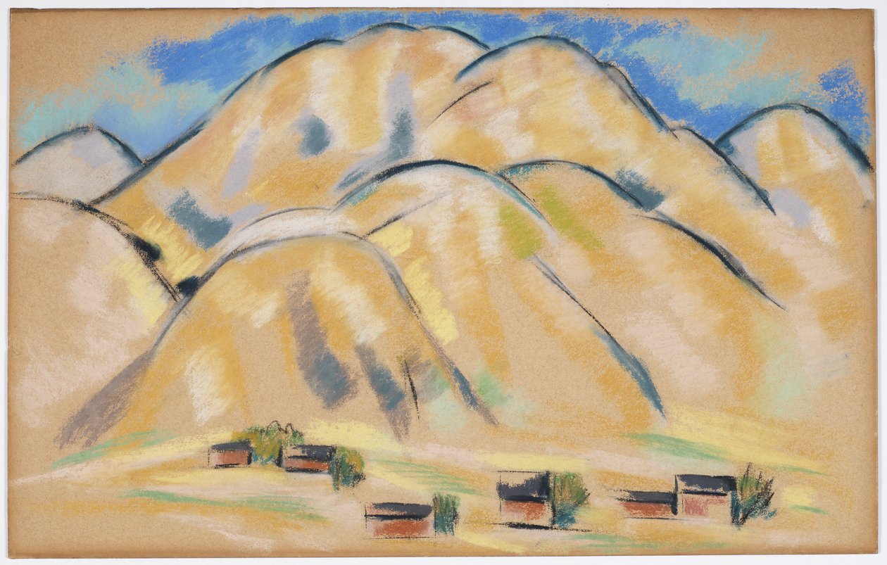 Nové Mexiko Hills od Marsden Hartley
