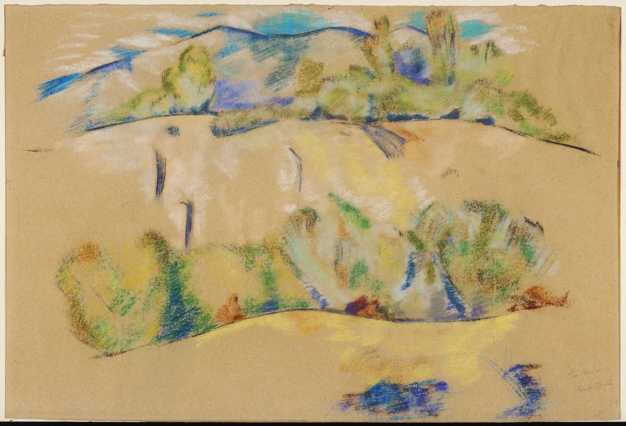 Taos-Berg od Marsden Hartley