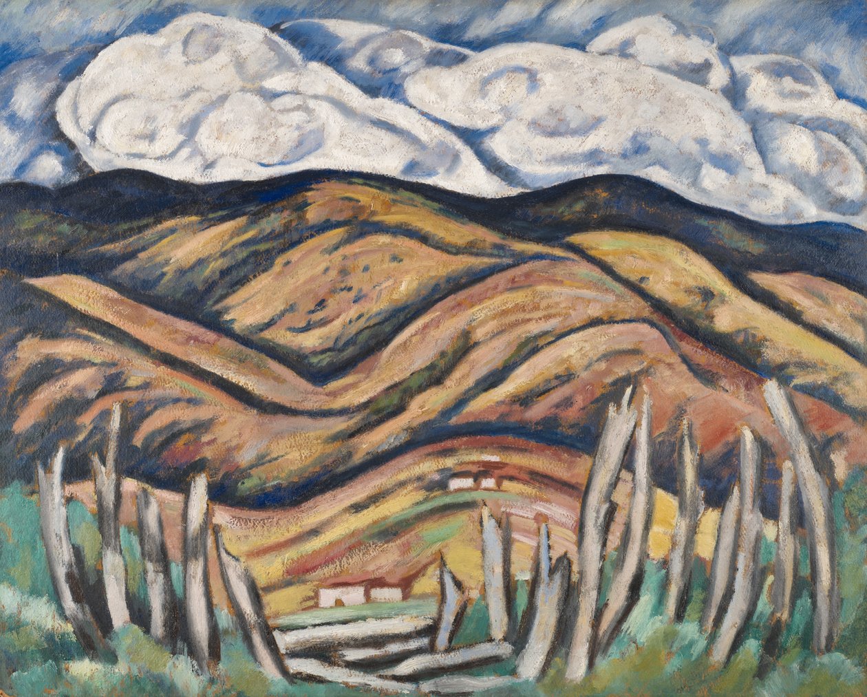 Poslední z Nové Anglie - začátek Nového Mexika od Marsden Hartley