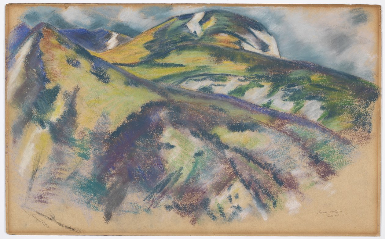 Pohoří Valdez od Marsden Hartley