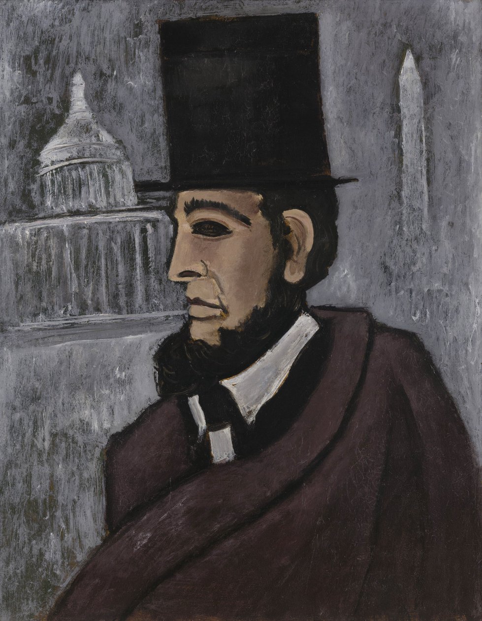 Weary of the Truth, 1940 (olej na akademii) od Marsden Hartley