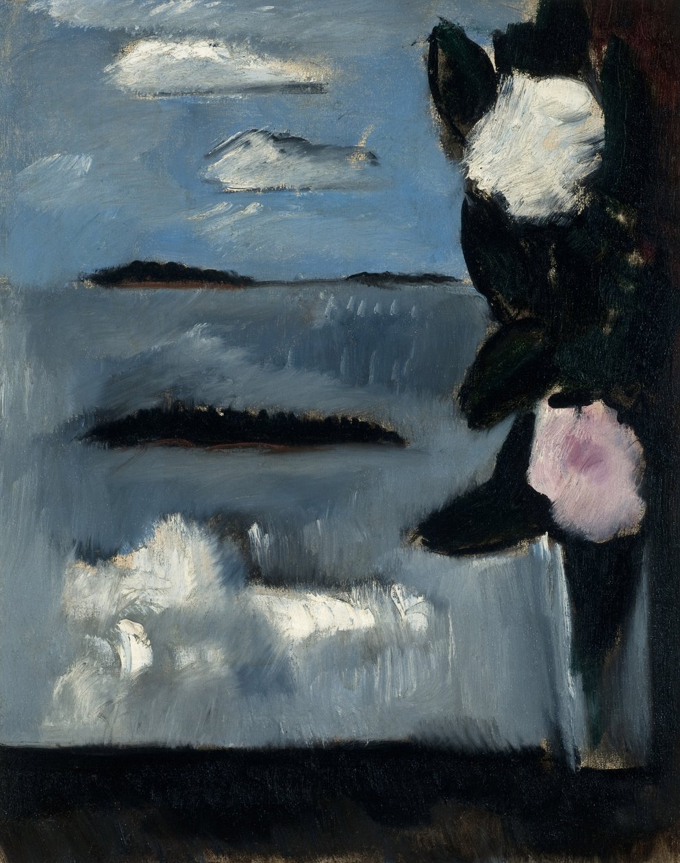 Zimní vítr, pobřeží Maine, 1941 od Marsden Hartley