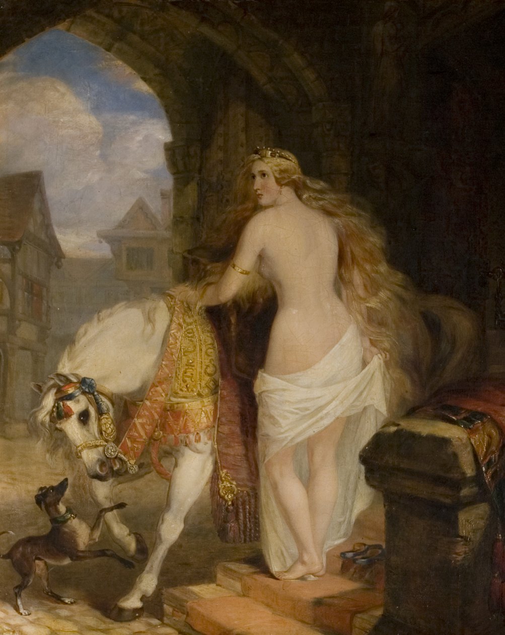 Lady Godiva, 1850 od Marshall Claxton