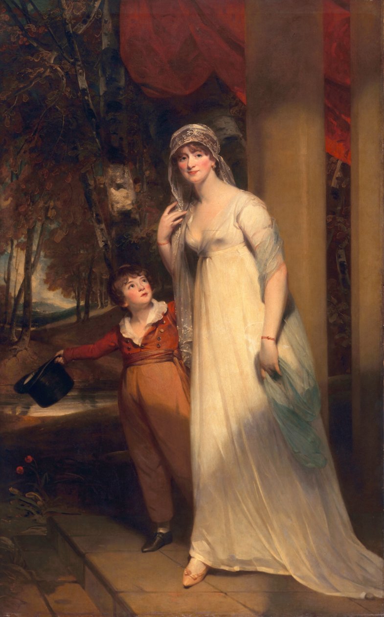 Frances Borlase, později Frances Grenfell a Pascoe George Norman Grenfell, kolem roku 1804 od Martin Archer Shee