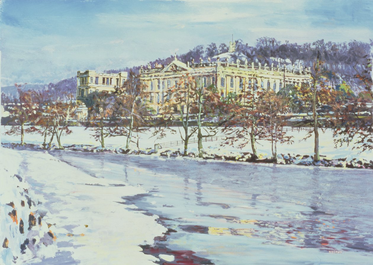 Chatsworth - Midwinter, 1996 (kvaš) od Martin Decent