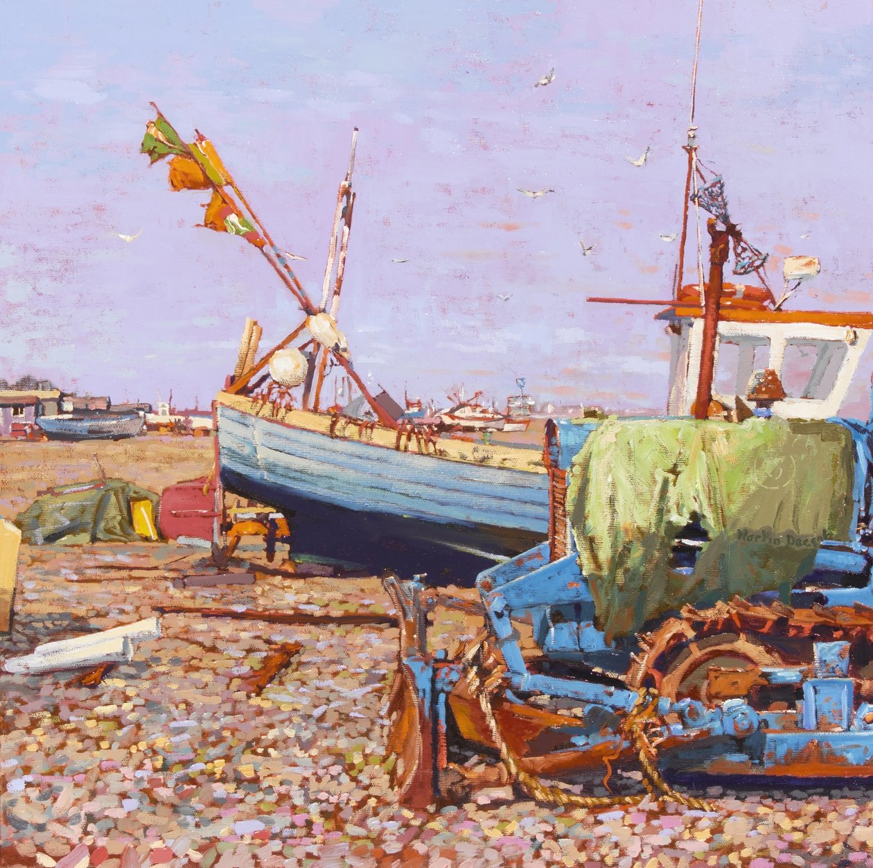 Clear Blue Day (Aldeburgh Beach) 2006 od Martin Decent