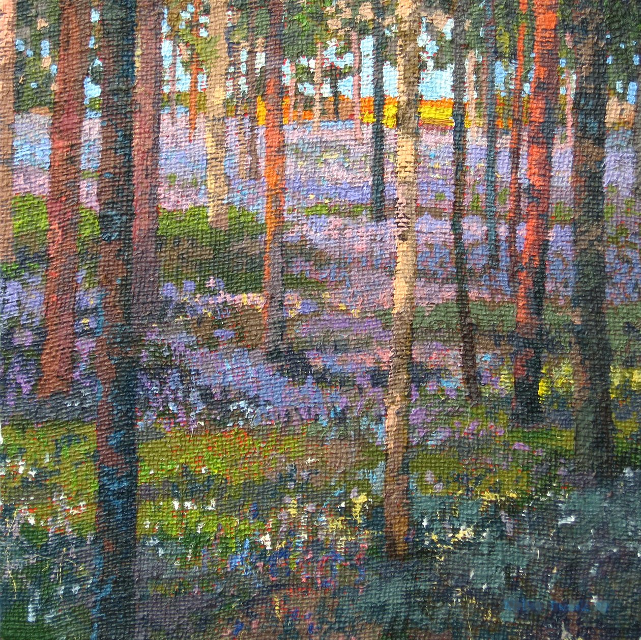 Pozdní Bluebell Wood, 2014 od Martin Decent