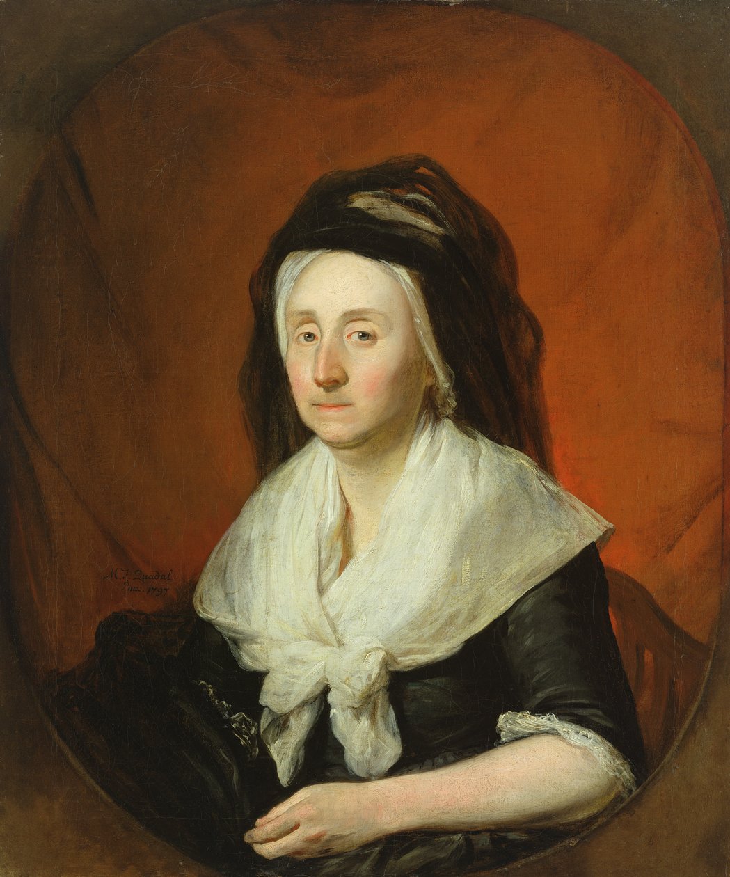Portrét paní Woltersové, 1797 od Martin Ferdinand Quadal