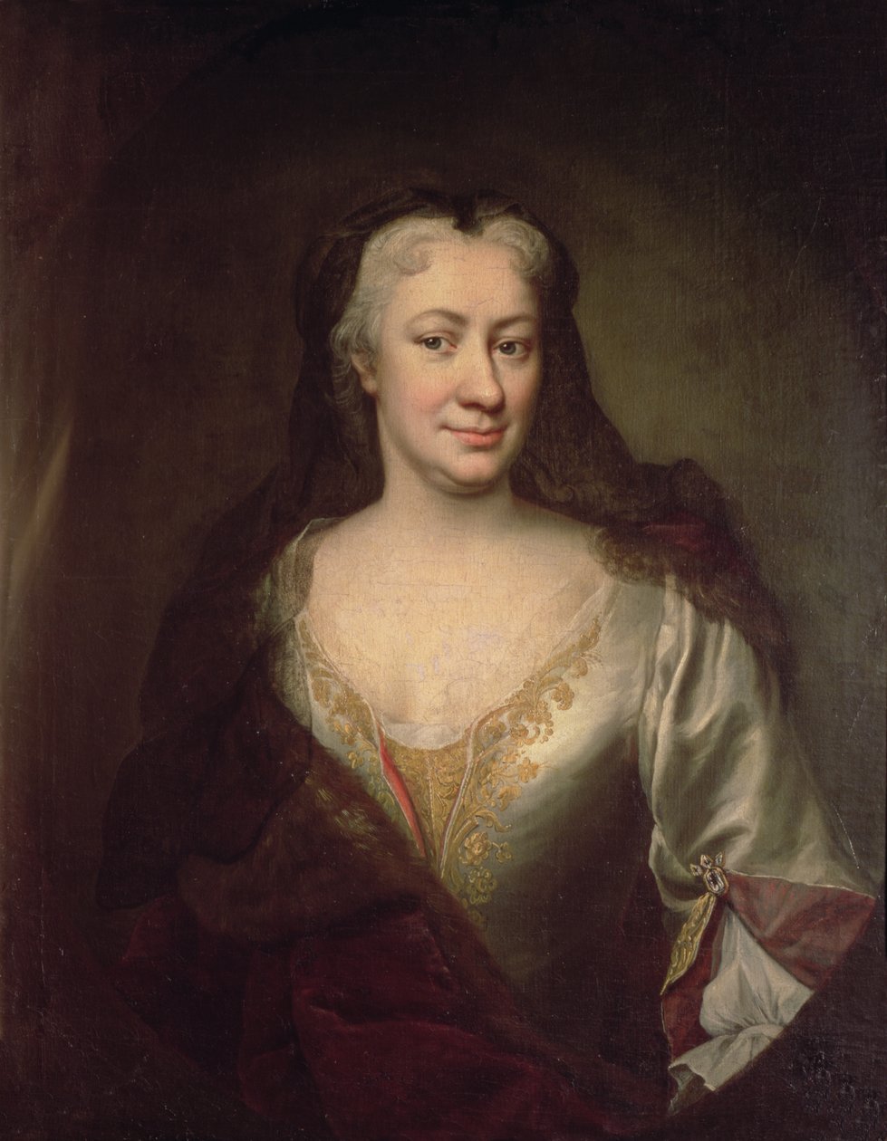 hraběnka Fuchsová, guvernantka Marie Terezie, císařovny rakouské od Martin II Mytens or Meytens