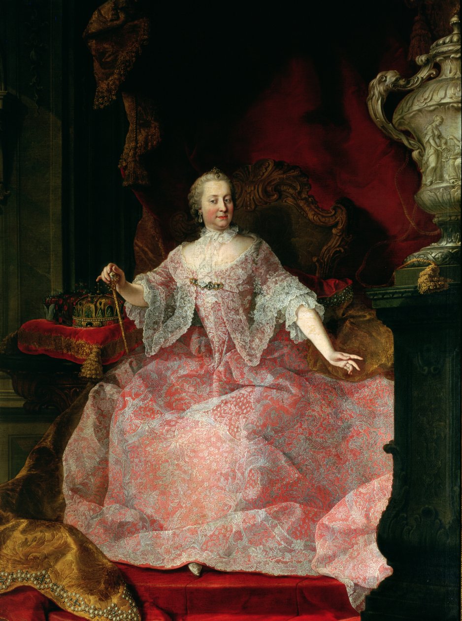 Císařovna Marie Terezie (1717-80) 1744 od Martin II Mytens or Meytens