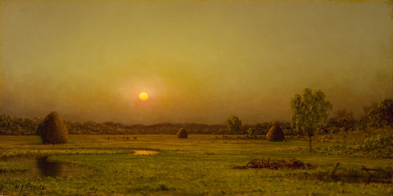 Marsh Sunset, Newburyport, Massachusetts, c. 1876-1882 od Martin Johnson Heade
