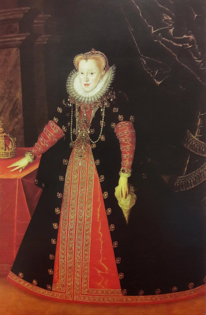 Celovečerní portrét Anny Rakouské (1573-1598) od Martin Kober