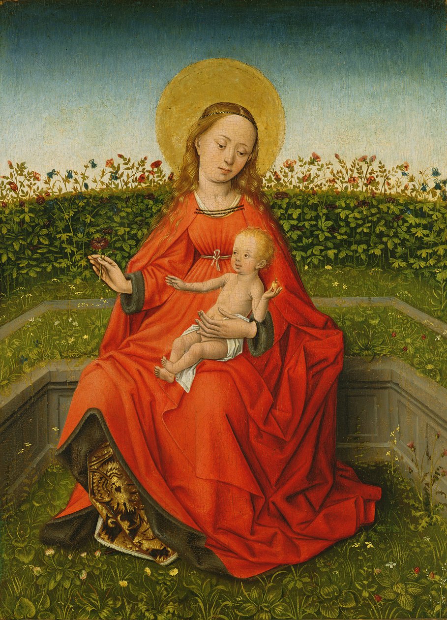 Maria z růžového keře od Martin Schongauer