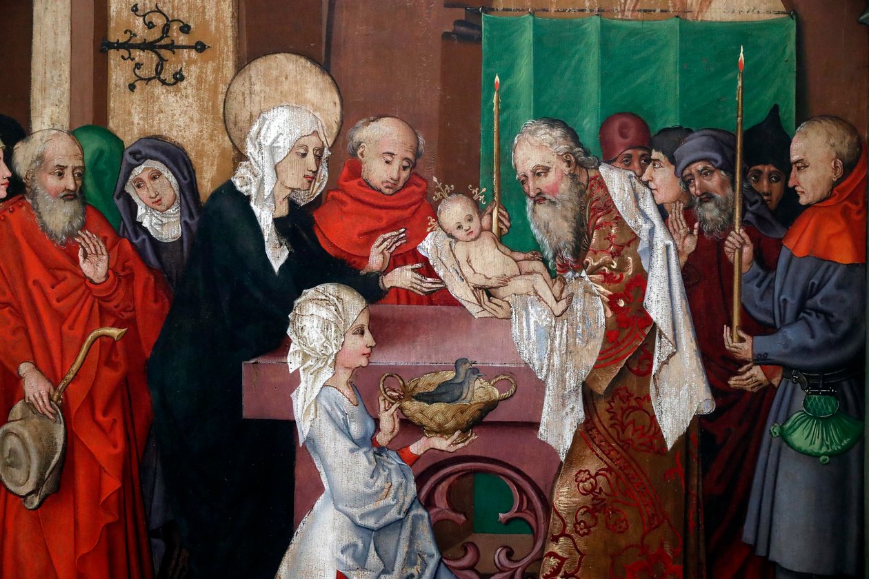 Představení Ježíše v chrámu od Martin Schongauer