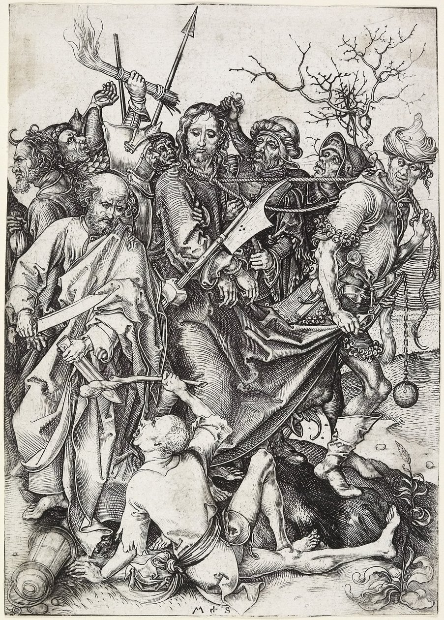 Zajetí Krista, c. 1480 od Martin Schongauer