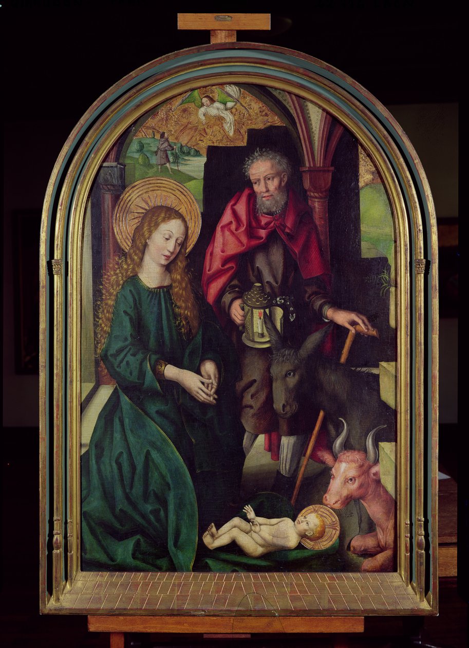 Narození Páně, kolem roku 1478 od Martin Schongauer