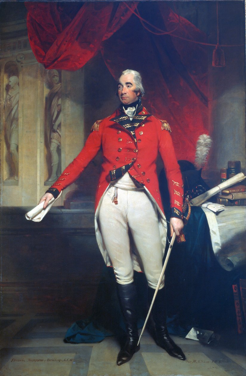 Francis Rawdon Hastings (1754-1862) 2. hrabě z Moiry, kolem roku 1804 od Martin Archer Shee