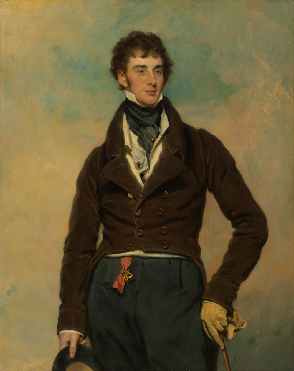 Portrét gentlemana, cca 1815-1830 (olej na plátně) od Martin Archer Shee