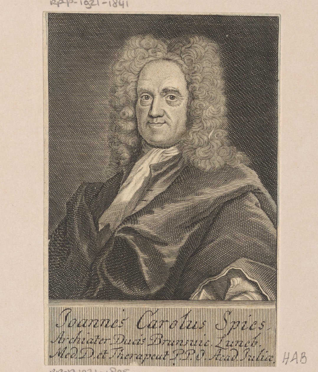 Portrét Johanna Carla Spiese od Martin Bernigeroth