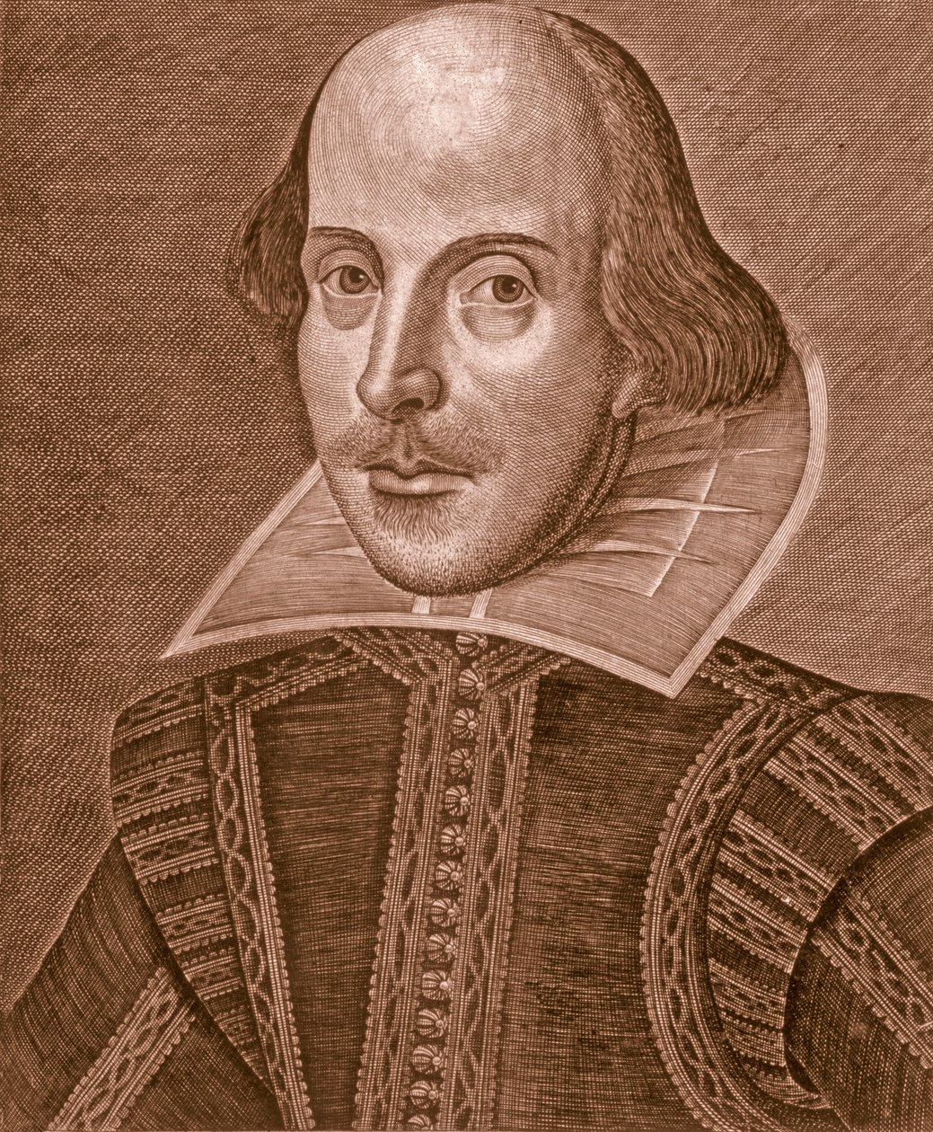 Portrét Shakespeara, 1623. od Martin Droeshout
