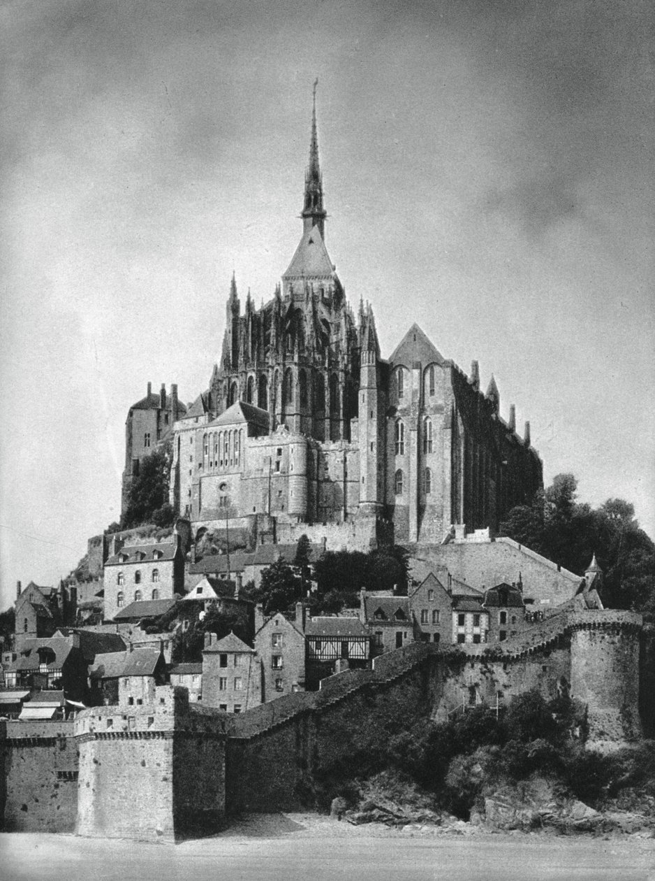 Mont Saint-Michel, Normandie, Francie, 1937. od Martin Hurlimann
