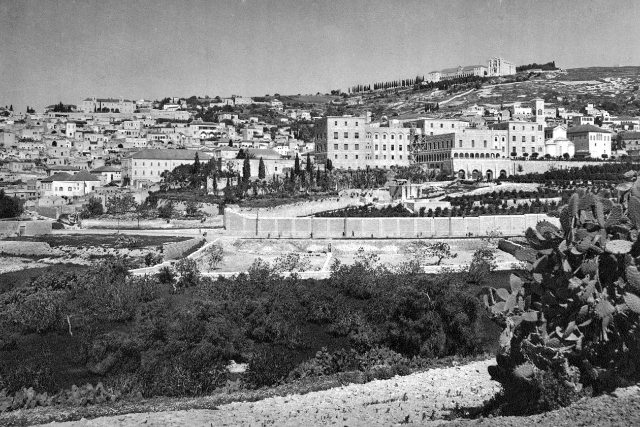 Nazaret, 1937 od Martin Hurlimann