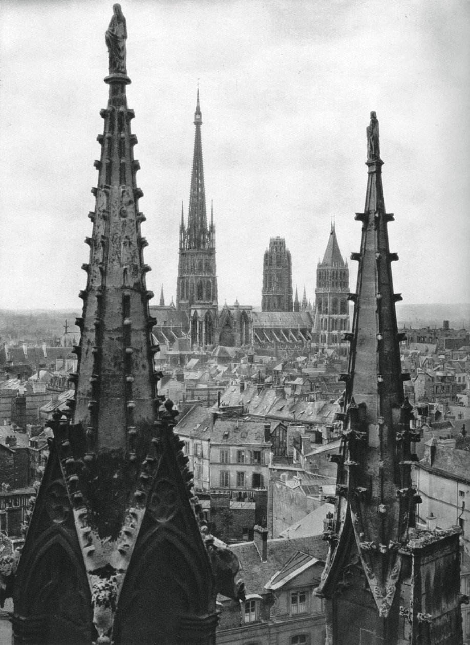 Rouen, Francie, 1937 od Martin Hurlimann