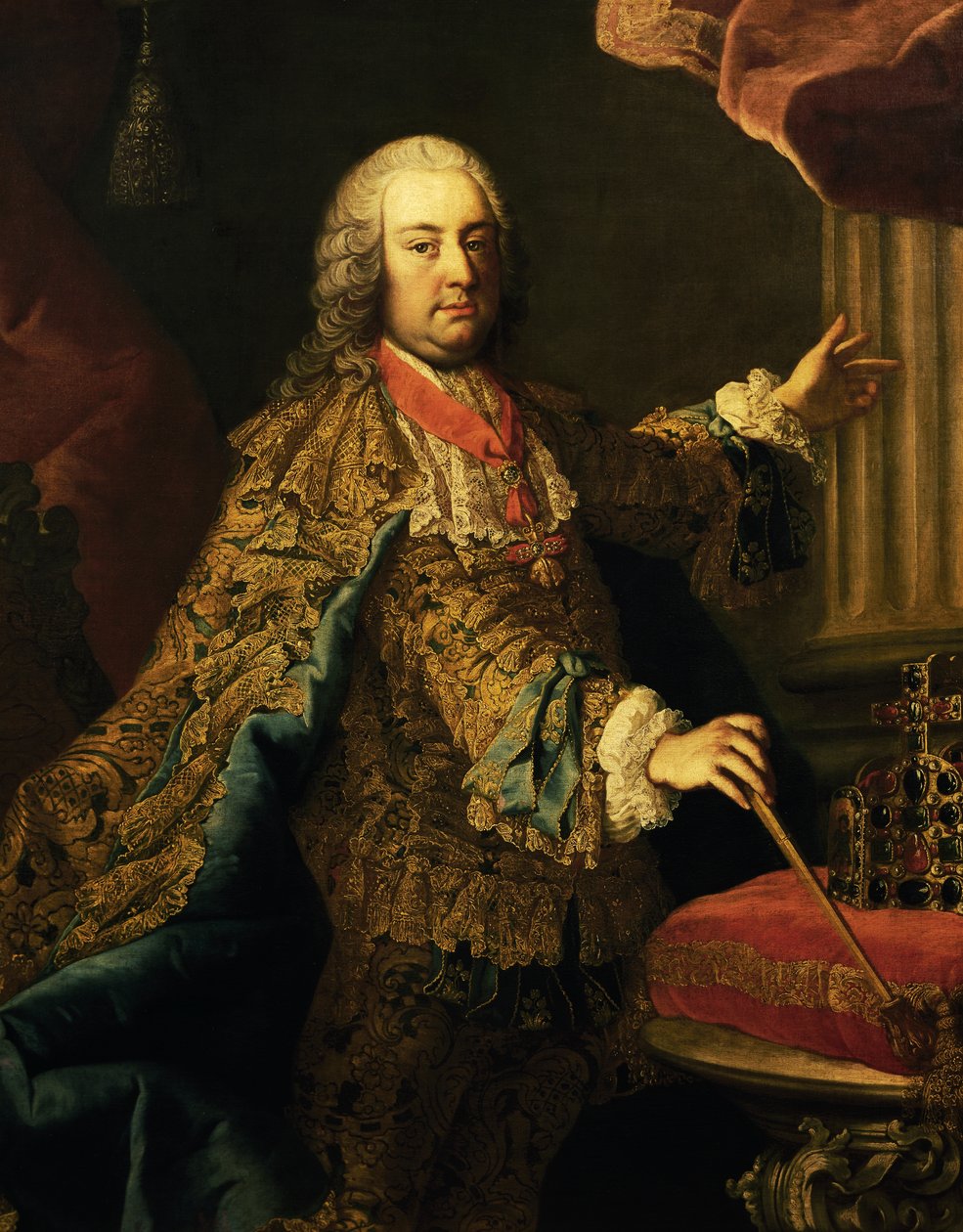 Portrét Františka I., císaře Svaté říše římské (Nancy od Martin II Mytens or Meytens