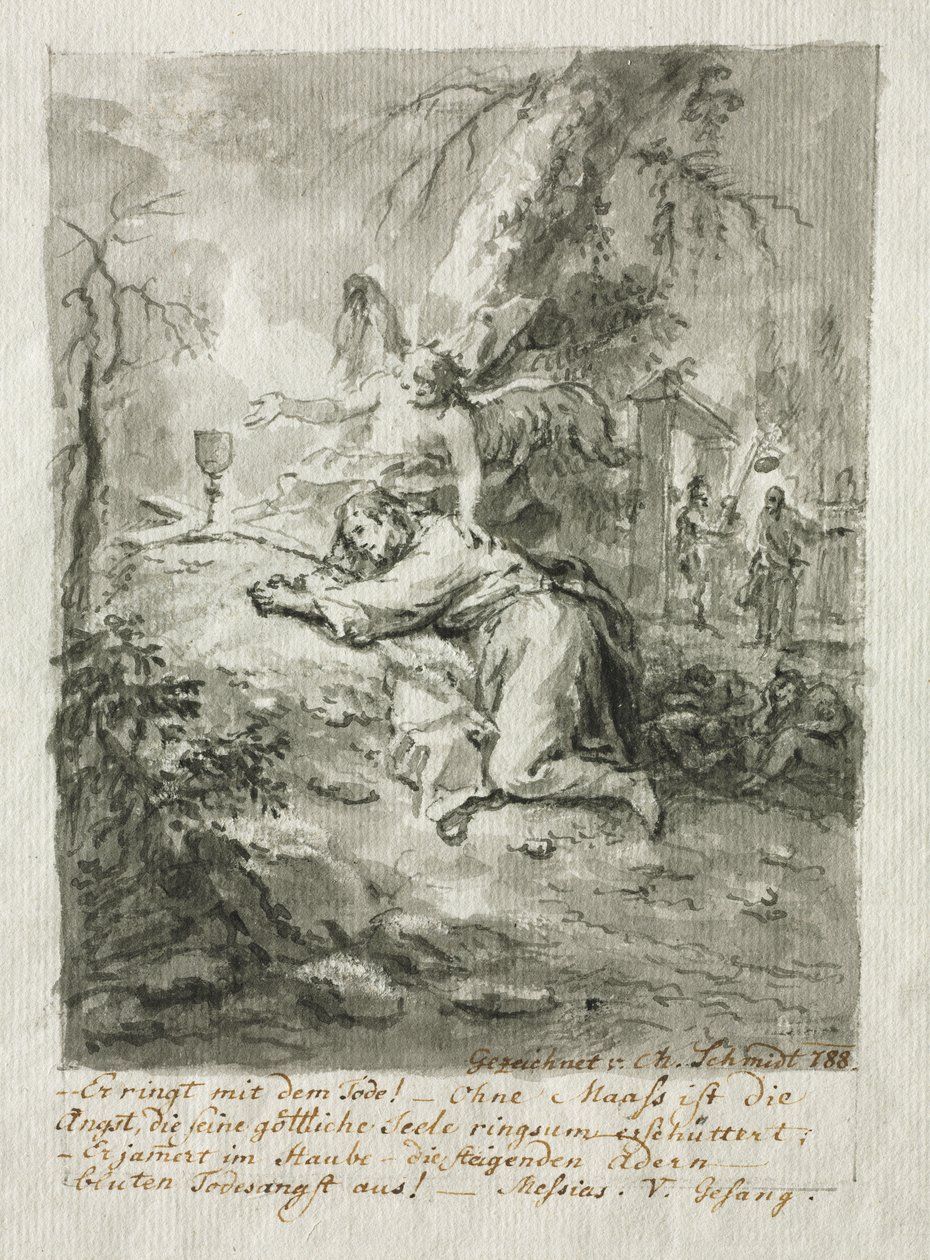 Kristus na hoře Olivetské, 1788. od Martin Johann Schmidt