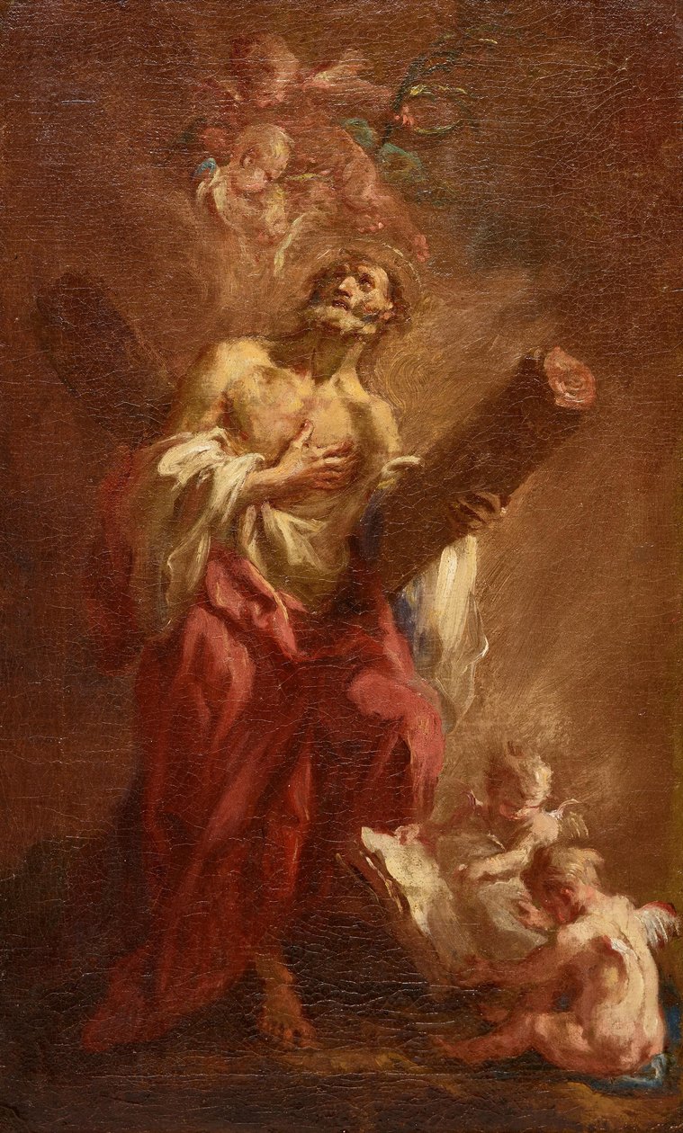Apoštol Ondřej od Martin Johann Schmidt