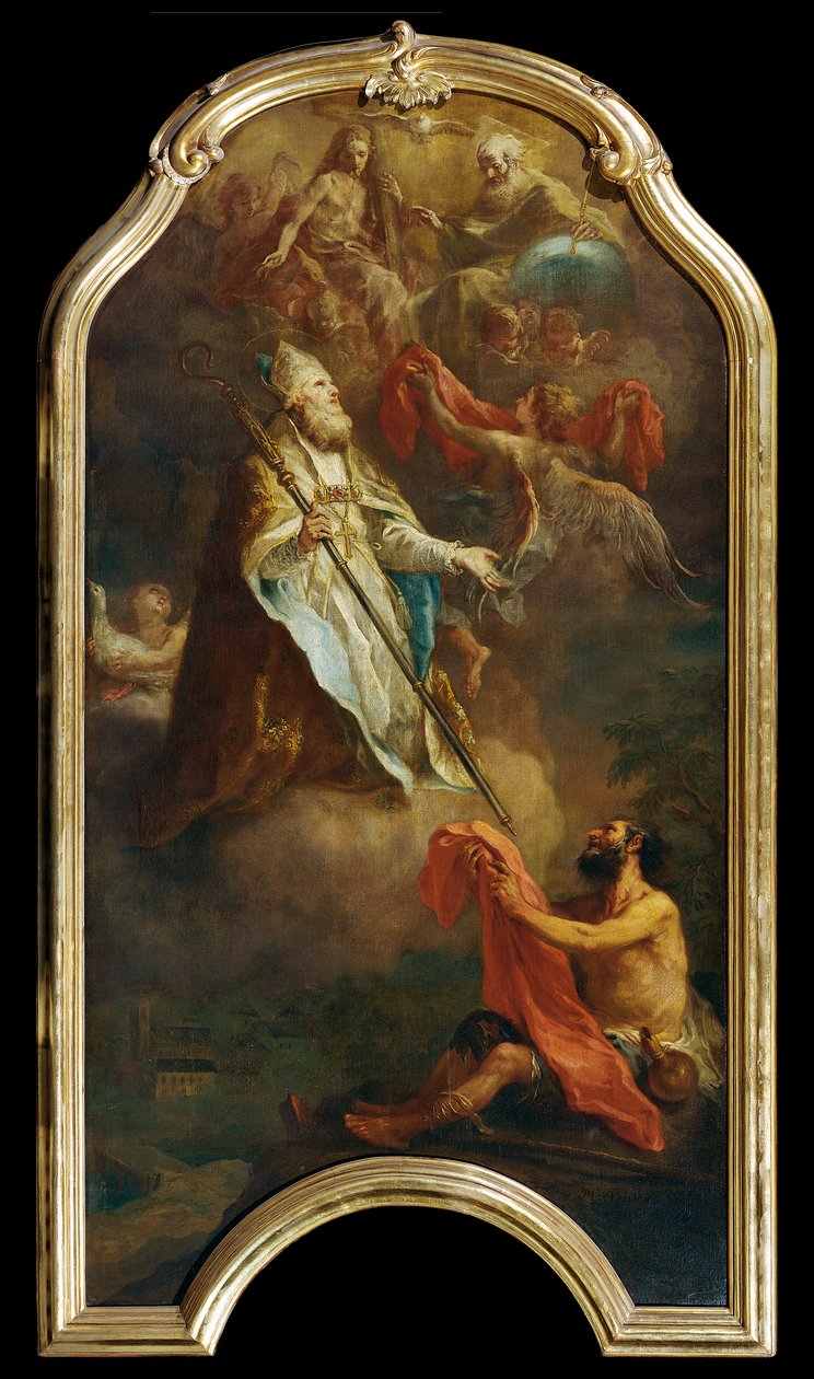 Svatý Martin od Martin Johann Schmidt