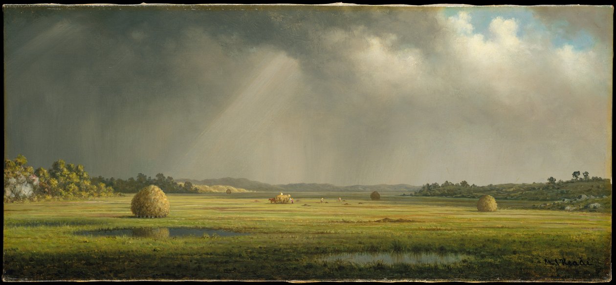 Louky u Newburyportu od Martin Johnson Heade