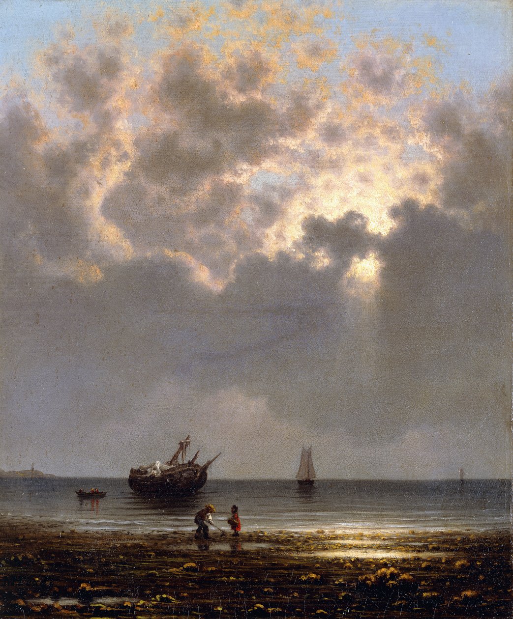 Slunce prorážející mraky od Martin Johnson Heade