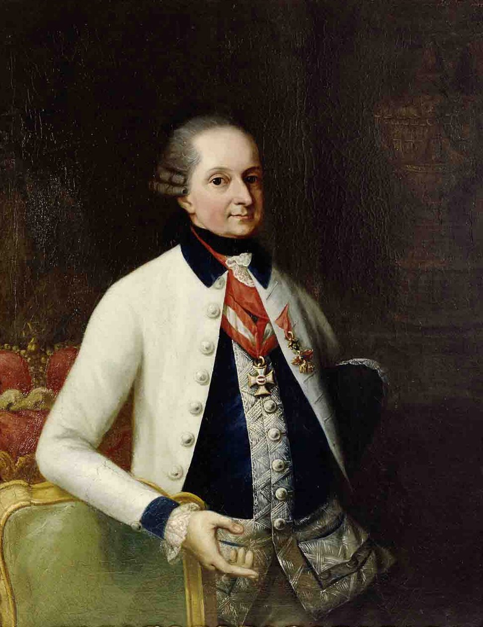 Nikolaus I., kníže Esterházy 1714-1790 v uniformě svého uherského pěšího pluku č. 33 od Martin Knoller