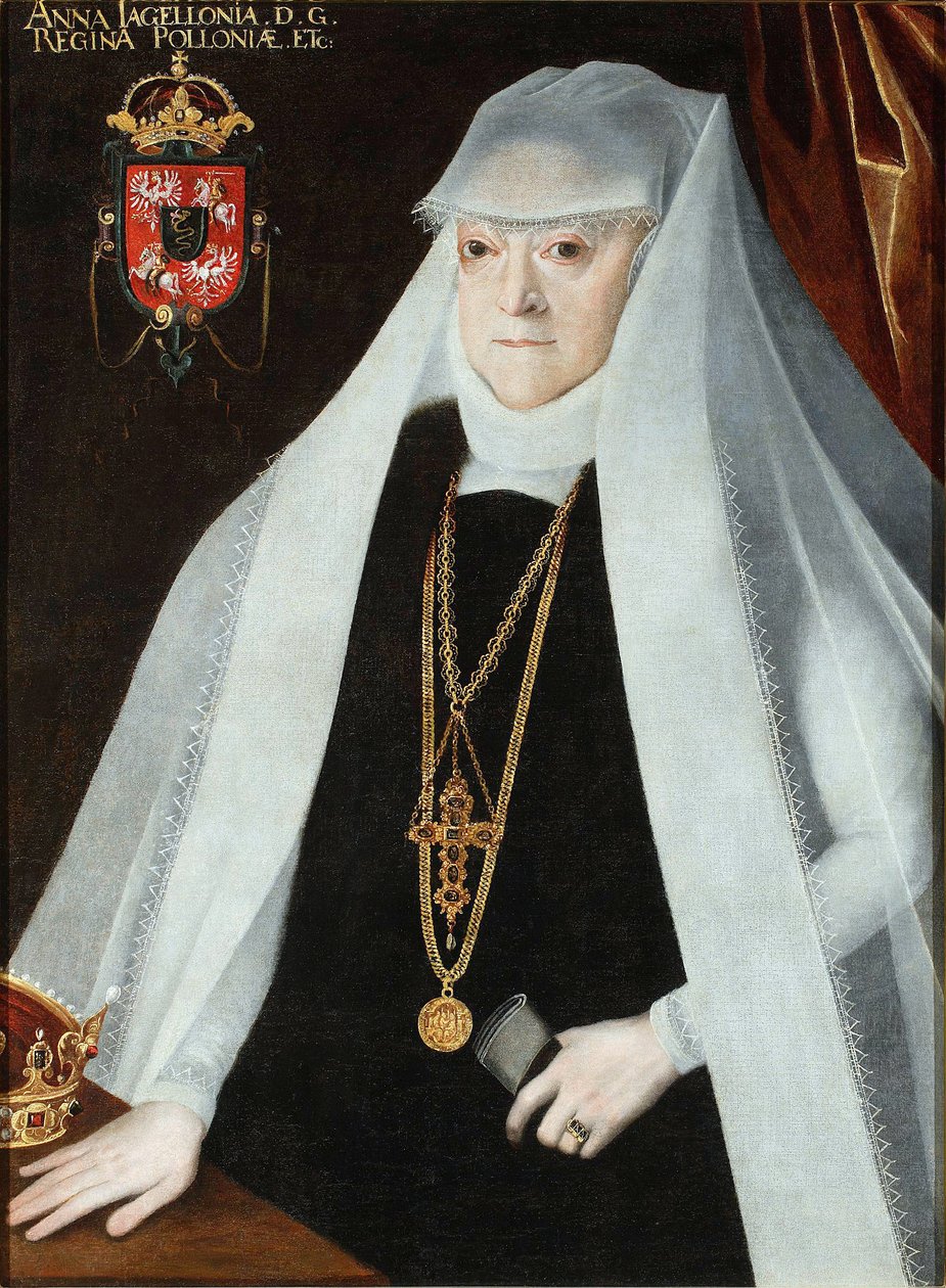 Portrét Anny Jagellonské (1523-1596), polské královny od Martin Kober
