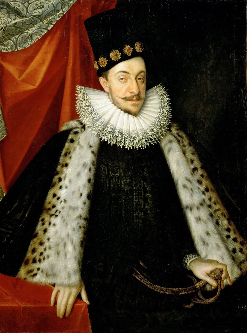 Portrét Sigismund III Vasa, král Polska 1566-1632 od Martin Kober
