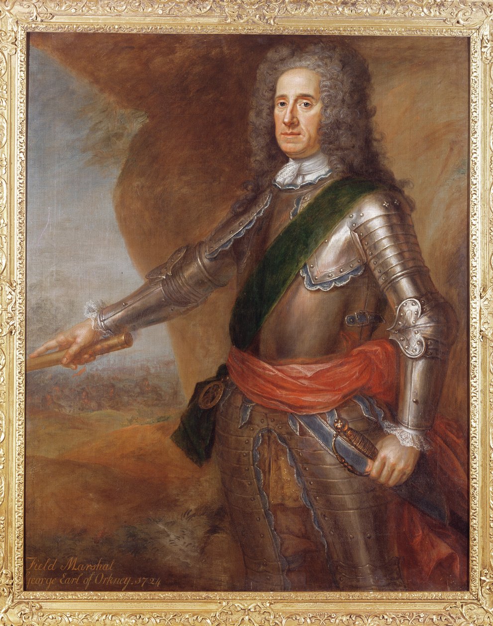Polní maršál George Hamilton (1666-1737) hrabě z Orknejí, 1724 od Martin Maingaud