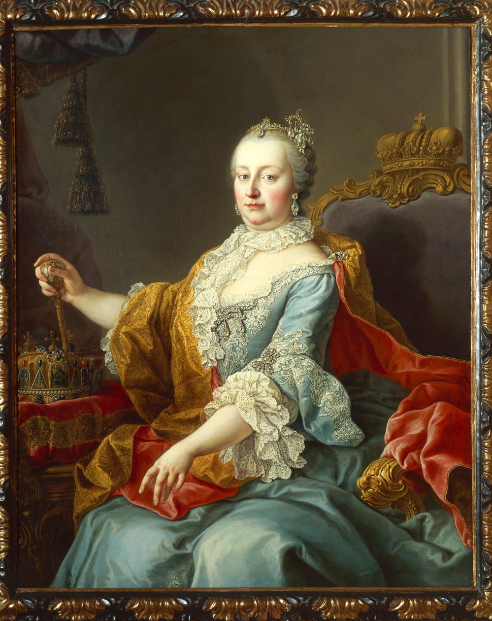Portrét Marie Terezie Habsburské, arcivévodkyně rakouské od Martin Meytens the Younger